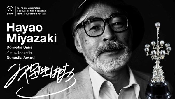 Hayao Miyazaki will receive a Donostia Award