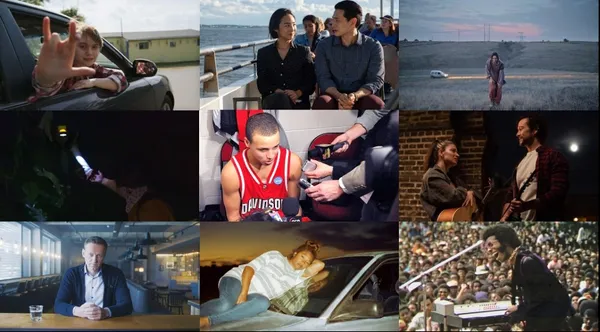 Top L to R: CODA, Past Lives, Klondike.
 Center L to R: Beyond Utopia, Stephen Curry: Underrated, Flora And Son.
 Bottom L to R: Navalny, Earth Mama, Summer Of Soul (…Or, When The Revolution Could Not Be Televised).
