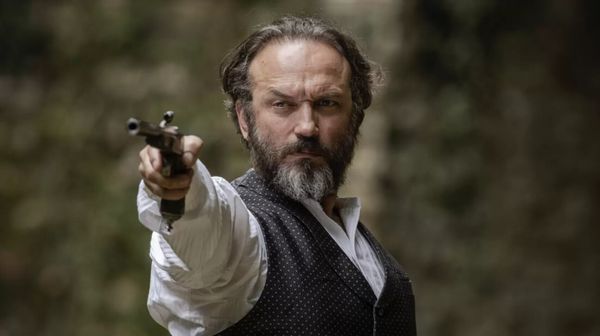 Vincent Perez as he appears in The Edge Of The Blade: 'It is like a choreography. I wanted to shoot it with wide shots to make it as realistic as possible'