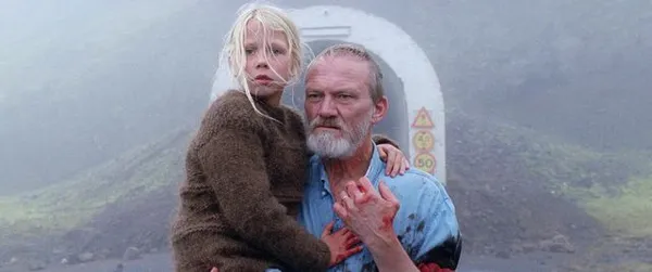 Ída Mekkín Hlynsdóttir and Ingvar Sigurdsson in A White, White Day