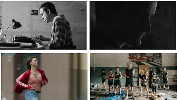 Tallinn Black Nights winners, clockwise from top: Dear Thomas, Other Cannibals, The Moths, Runner